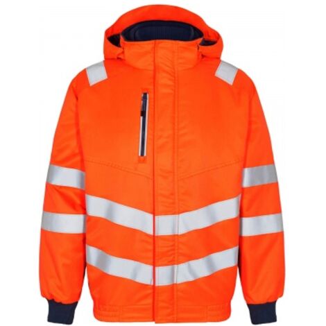 ENGEL Warnschutz Pilotenjacke Safety 1247-935-10165 Gr. S orange/blue ink (1/2)