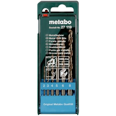 Metabo HSS-Co-Bohrerkassette 6-tlg. (1/3)