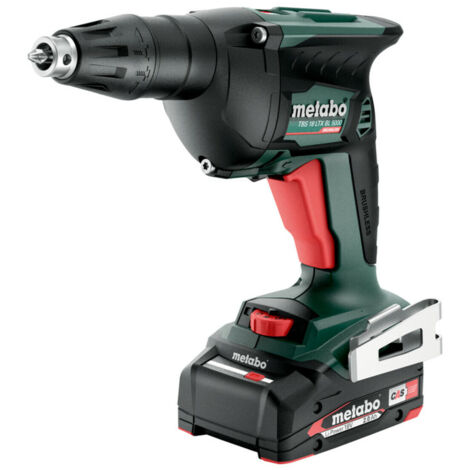 18V Akkuschrauber Set TBS 18 LTX BL 5000 2 x 2,0 Ah Li-Power, SC 30 Metabo