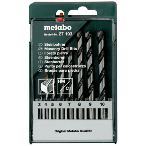 Metabo Steinbohrer-Kassette, 8-tlg.