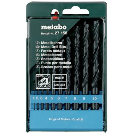 Metabo HSS-R-Bohrerkassette, 10-teilig (627158000) (1/3)