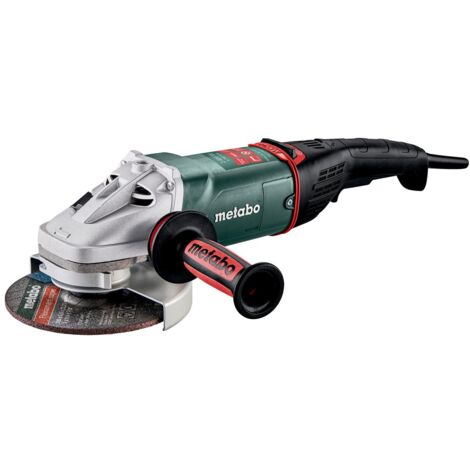 Metabo Winkelschleifer WEPBA 24-180 MVT Quick, mit Bremse, Schnellspannmutter, drehbarem Haupthandgriff, Totmannschalter, Karton (1/5)