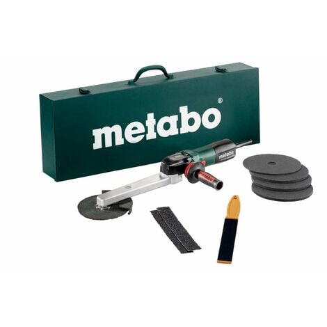 Metabo Kehlnahtschleifer KNSE 9-150 Set, Stahlblech-Tragkasten