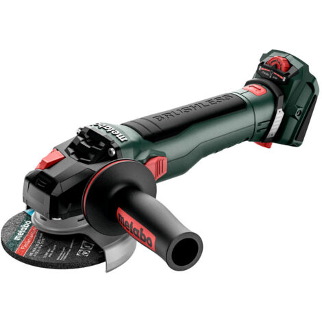Metabo Akku-Winkelschleifer WVB 18 LT BL 11-125 Quick Inox mit Bremse und Drehzahlregelung im Karton