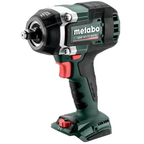 Metabo Akku-Schlagschrauber SSW 18 LTX 800 BL, incl. 2x Akku Li-Power/5,2 Ah, Ladegerät, metaBOX
