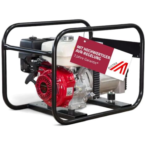 ELMAG Stromerzeuger SEB 4100WE-AVR mit HONDA-Motor GX270 mit Elektrostart und AVR-Regelung