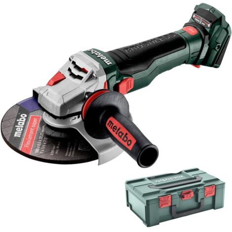 Metabo Akku-Winkelschleifer WB 18 LTX BL 15-180 Quick Solo in metaBOX 165 L