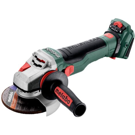 Metabo Akku-Winkelschleifer WVB 18 LTX BL 15-125 Quick ohne Akku und Ladegerät im Karton