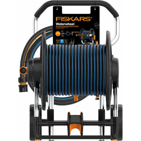 Fiskars Schlauchwagen Waterwheel XL manuell, All in Set