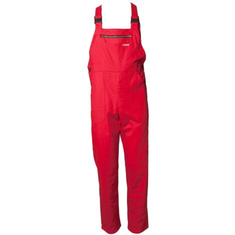 Planam Latzhose BW 290 Gr. 52 mittelrot (1/5)