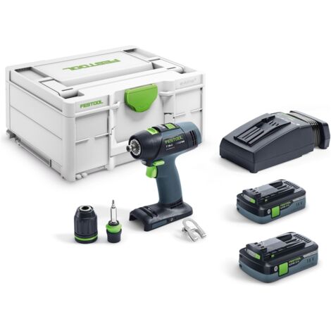 Akku-Bohrschrauber T 18+3 HPC 4,0 I-Plus FESTOOL - 576446