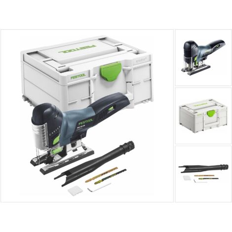 Festool Akku-Pendelstichsäge PSC 420 EB-Basic CARVEX, incl. Stichsägeblatt-Set, Zubehör, Systainer