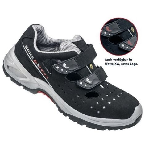 Baak Sicherheitssandale Hardy 7227 S1P ESD SRC DGUV W11 Gr.38 schwarz (1/5)