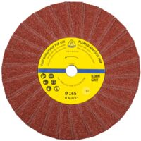 Klingspor FSR 618 Schleifmopräder, 165 x 14 mm Korn 120 Einreihig 2 Lamellen pro Paket