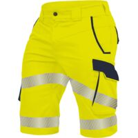 Vizwell Warnschutz-Shorts Flex-HiVis VWT192 Gr. 42 leuchtgelb/marine