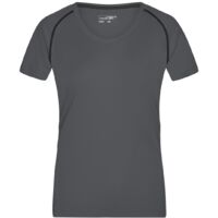 James & Nicholson Funktions-Shirt Damen JN495 Gr. XS titan/black