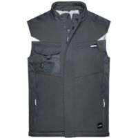 James & Nicholson Professionelle Softshellweste mit Innenfutter JN825 Gr. 6XL black/black