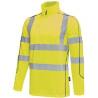 Vizwell Warnschutz-Thermo-Shirt VWFC70 Gr. 5XL leuchtgelb/marine