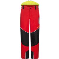Feldtmann Schnittschutz-Bundhose DOUGLASIE 22777 Gr. 26 rot/schwarz/gelb