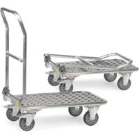 Fetra ESD Klappwagen Alurohrwagen Aluplattform 900x600mm Ladefläche