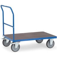 fetra Schiebebügelwagen - wasserfeste Plattform, Ladefläche 1200 x 800 mm