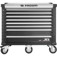 FACOM Werkstattwagen JET, 8 Schubfächer 5 Module, schwarz