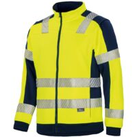 Vizwell Warnschutz Innenjacke mit Waffelmuster VWFC622 Gr. 5XL Gelb/Marine