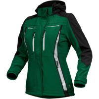 Leibwächter Sommer-Softshelljacke Damen FLXDS Gr. 42 grün/schwarz