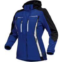 Leibwächter Sommer-Softshelljacke Damen FLXDS Gr. 40 kornblau/schwarz