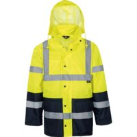 Vizwell Warnschutz Regenjacke atmungsaktiv VW61 Gr. S gelb