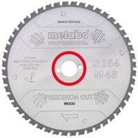Metabo Sägeblatt precision cut wood - professional 315x2,4/1,8x30, Z48, Spanwinkel -5°, Wechselzahn