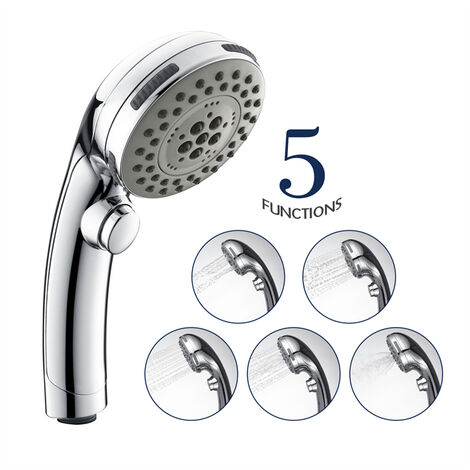 Hand Duschkopf Düse Badezimmer SPA Sparen Wasser Brausekopf mit 3 Strahlarten 