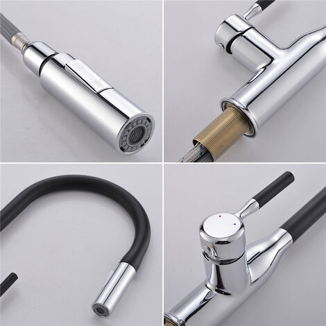 Tohlar Wasserhahn Küche mit Brause Ausziehbar,Mischbatterie Küche,360°Schwenkbar Küchenarmatur,Einhebel Spültischarmatur,Hochdruck Amatur,2 Strahlarten,Magnet-Andocken,Gebürstet Edelstahl,L-Förmig Tohlar Wasserhahn Küche mit Brause Ausziehbar,Mischbatterie Küche,360°Schwenkbar Küchenarmatur,Einhebel Spültischarmatur,Hochdruck Amatur,2 Strahlarten,Magnet-Andocken,Gebürstet Edelstahl,L-Förmig