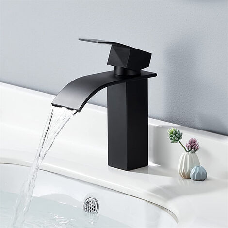 Waschtischarmatur Badarmatur Wasserfall Wasserhahn Küchenarmatur Einhandmischer 