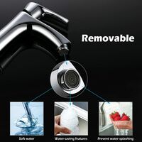 Homelody Wasserhahn Bad Waschbecken Mischbatterie Badarmatur Waschtischarmatur Einhandmischer Waschtisch Armatur für Badezimmer