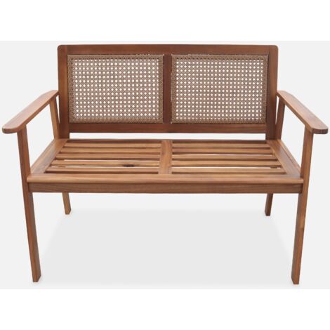 Cuscino Per Panca Da Giardino FoamHaven, Imbottitura 6cm, Tessuto Impermeabile, 2/3/4 Posti