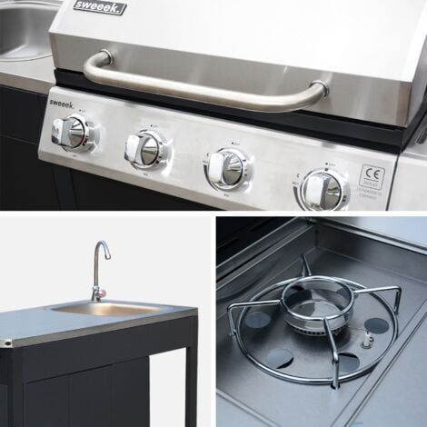 Barbecue a gas stile americano