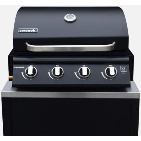 Barbecue a gas a 4 fuochi indipendenti