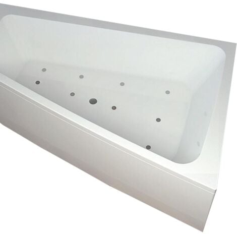 Vasca Bagno rettangolare Diamond in acrilico e Abs cm 170x70