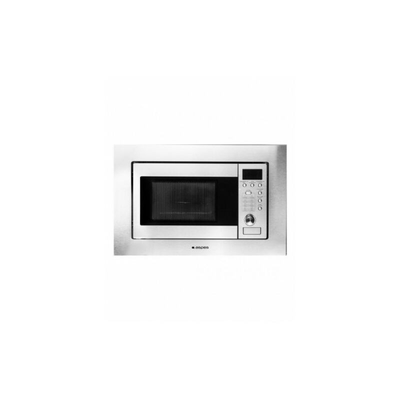 Microondas Aspes, Integración, 20L, 800W, 38.2cm, 59.5cm, 34.35cm, Inox, Display LED, Auto cooking