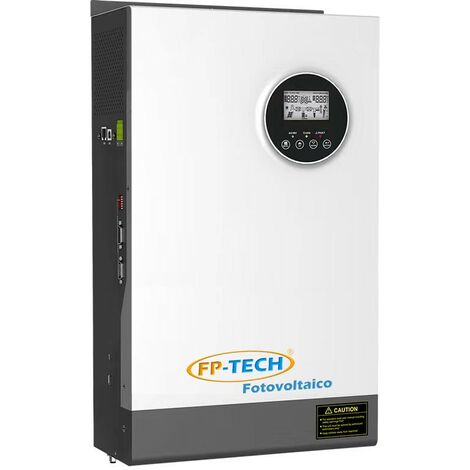 INVERTER DI RETE IBRIDO SOLARE FOTOVOLTAICO 220V WIFI 3KW 24V - 5KW W 48V ON-GRID Scegli - 5200 W - 5Kw - Ibrido