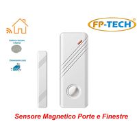 2 SENSORE MAGNETICO WIRELESS PER PORTE E FINESTRE ALLARME ANTIFURTO CASA  UFFICIO