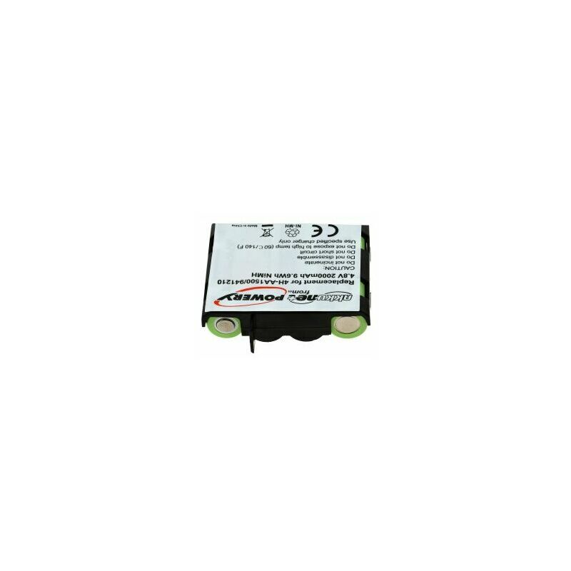 Batería para electroestimulador Compex 4H-AA1500, 941210 4,8V 2000mAh 9,6Wh