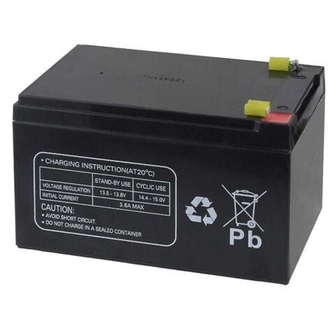 Batería De Gel Powery 6V 12Ah Para Solar, Elevadores, Montacargas - Sin Mantenimiento