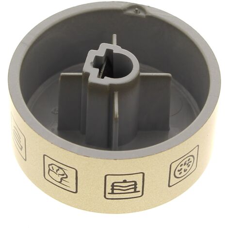 Bouton De Four Ariston Doré - Sélecteur De Fonctions (090066) Neuf