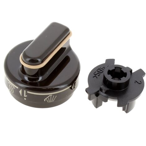 Bouton programmateur 1 a 3 marron - lave-vaisselle bauknecht (1/2)