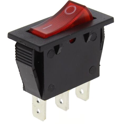 Tefal – Interrupteur 3 cosses rouge – Compatible centrales vapeur – Remplacement efficace pour divers appareils – Type 4052045