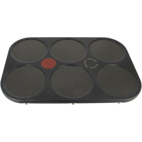 Tefal – Crêpière 6 crêpes – Puissance 1200W – Plaque antiadhésive – Pour crêpes fines et pancakes – Accessoires inclus - ts-01026900