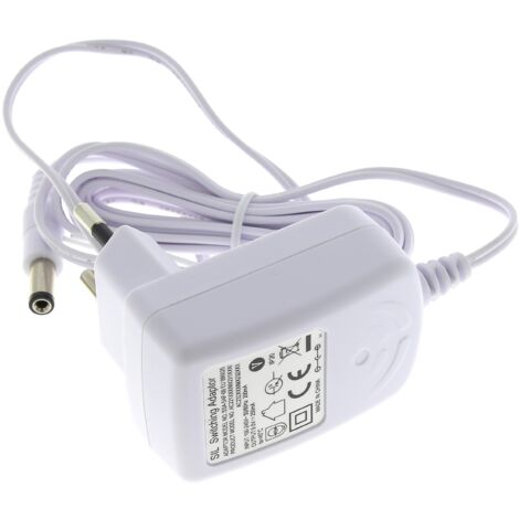 Chargeur blanc ssa-5ap-09 rs-ac3449 - aspirateur moulinex (1/3)