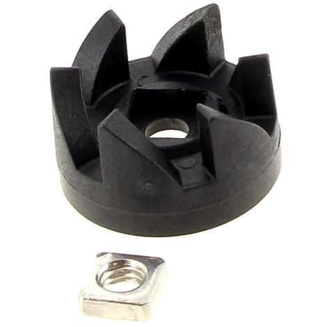 Entraineur noir + ecrou ms-651346 - blender moulinex (1/2)